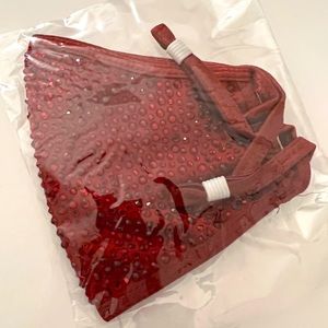 Brand New Rhinestone Face Mask